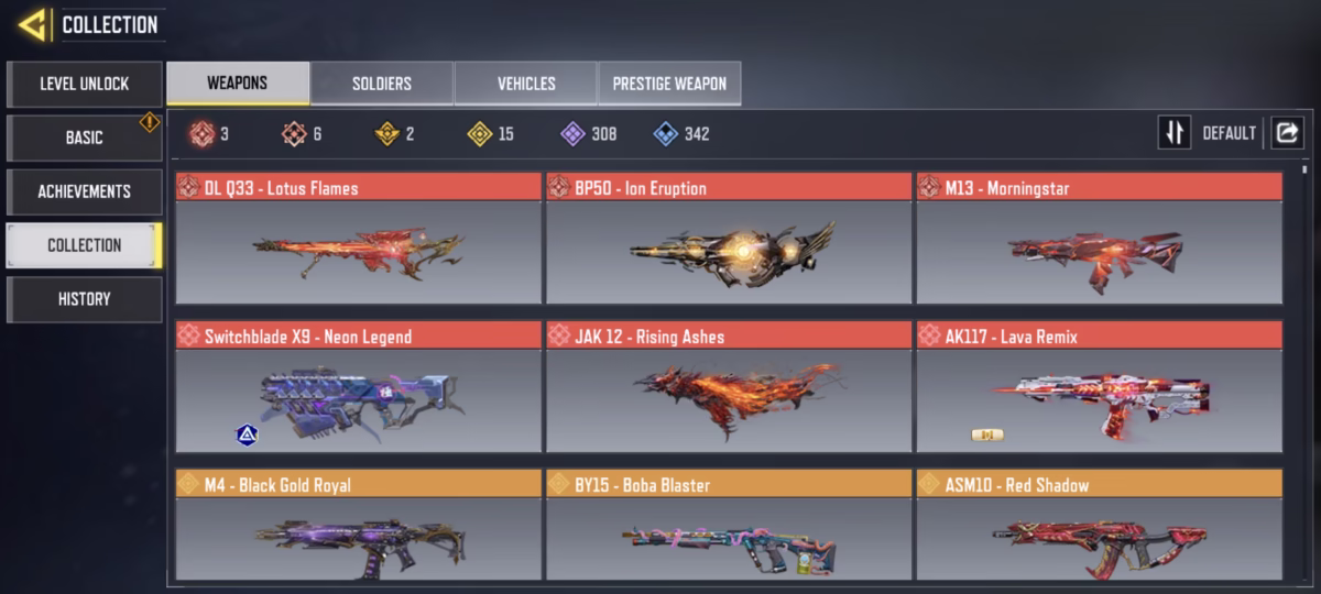 اکانت کالاف دیوتی موبایل کد 1272 3