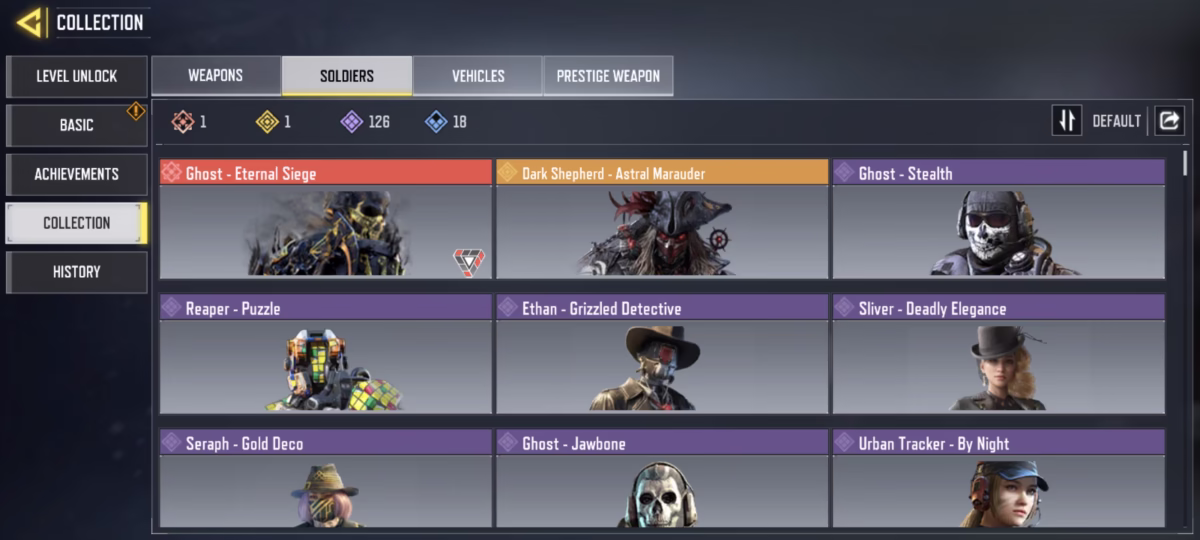 اکانت کالاف دیوتی موبایل کد 1272 4