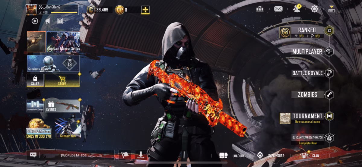 اکانت کالاف دیوتی موبایل کد 1239