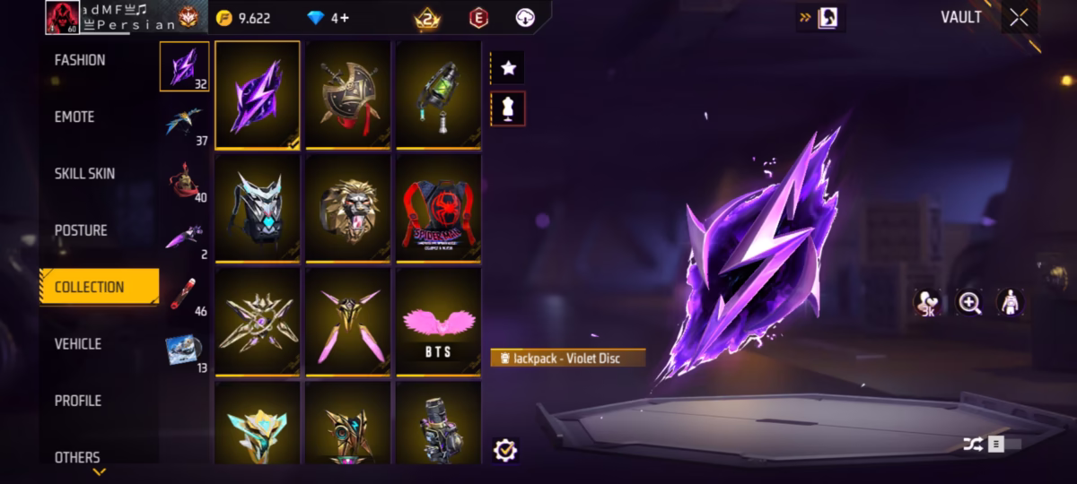 اکانت فری فایر کد 3039 3