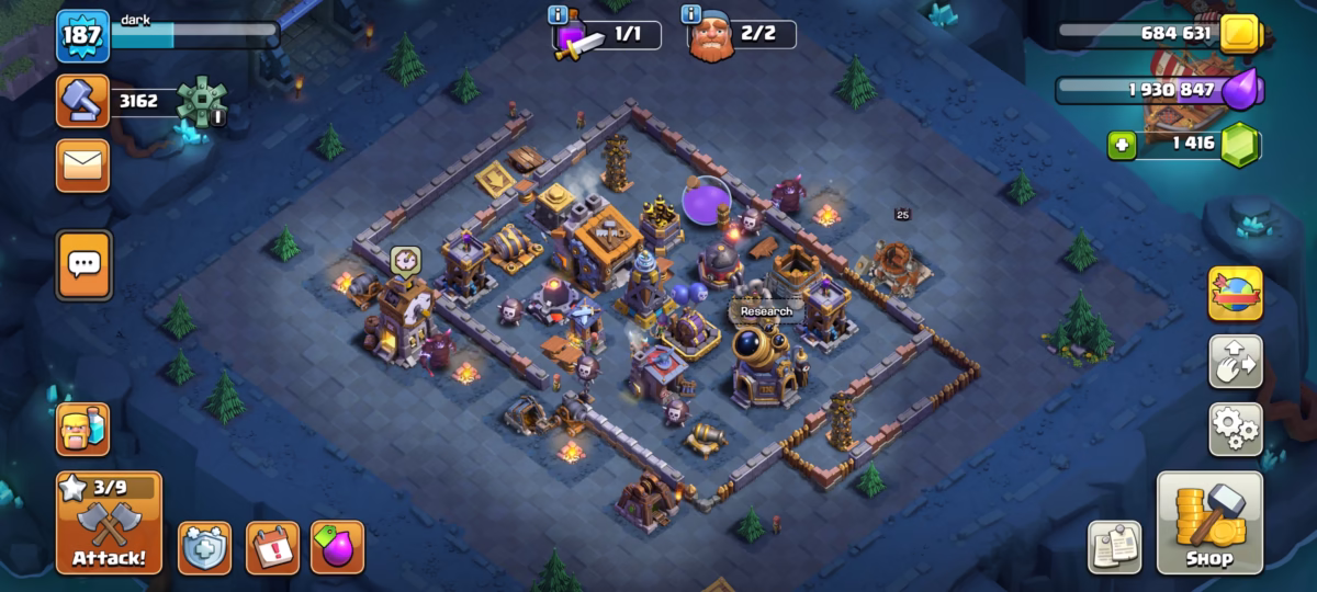 اکانت کلش اف کلنز تاون هال 14 کد 2017 3