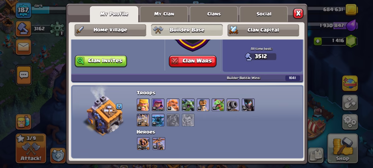 اکانت کلش اف کلنز تاون هال 14 کد 2017 4