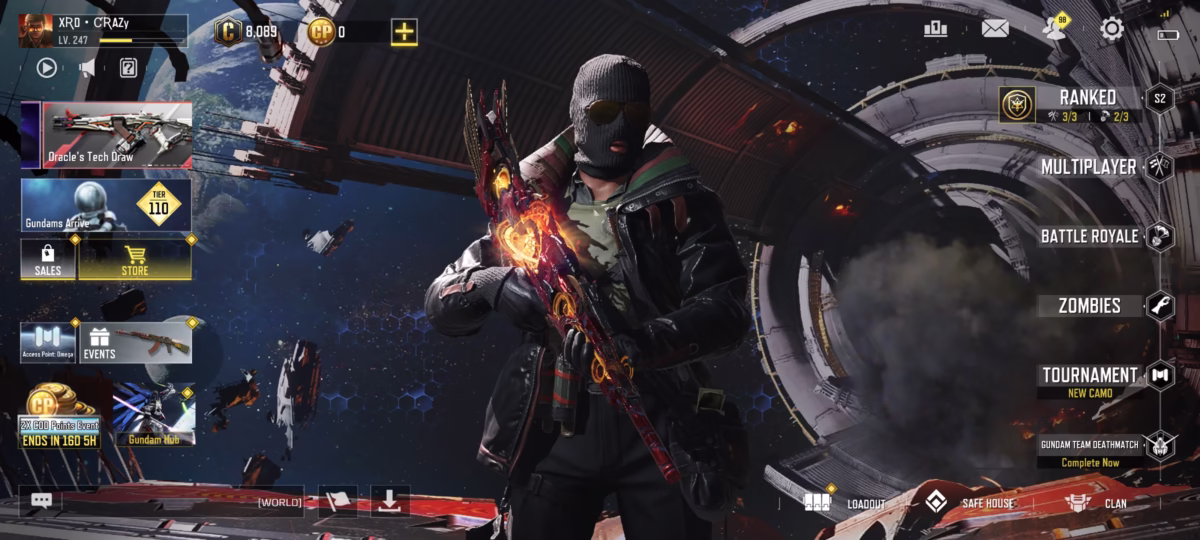 اکانت کالاف دیوتی موبایل کد 1287