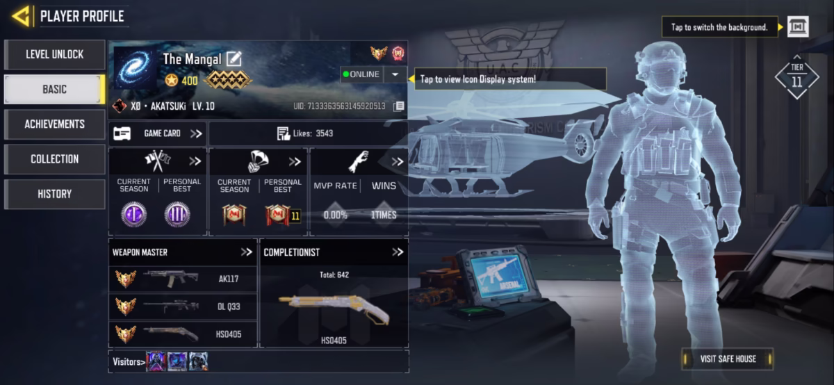 اکانت کالاف دیوتی موبایل کد 1240 2