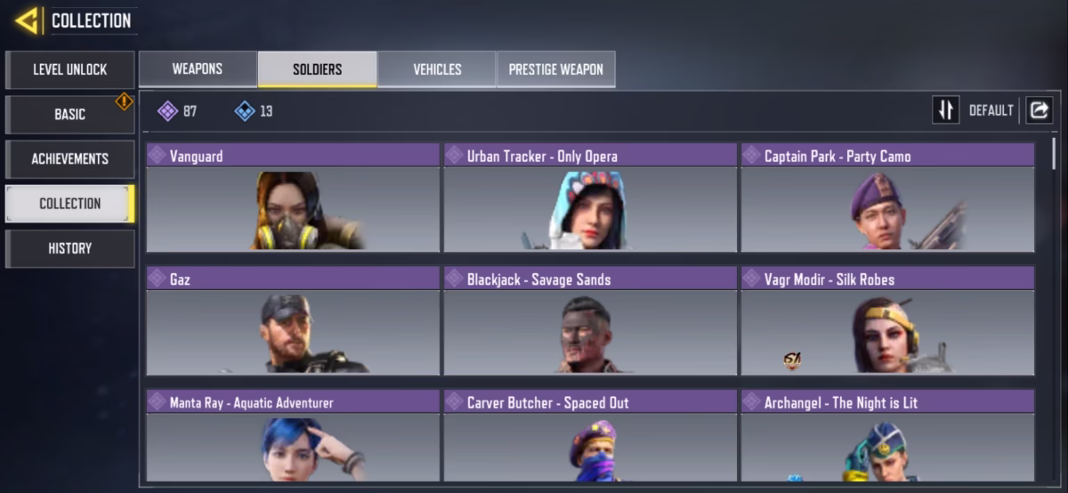 اکانت کالاف دیوتی موبایل کد 1243 4