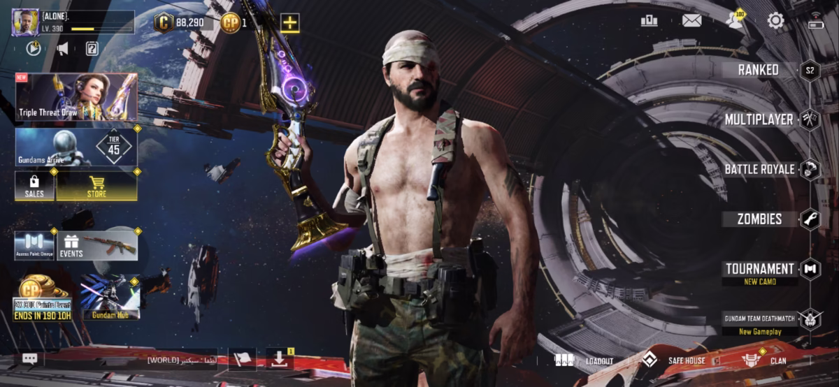 اکانت کالاف دیوتی موبایل کد 1278