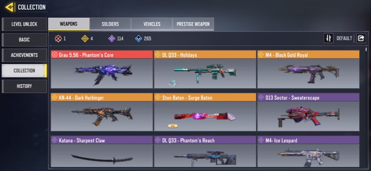 اکانت کالاف دیوتی موبایل کد 1285 3