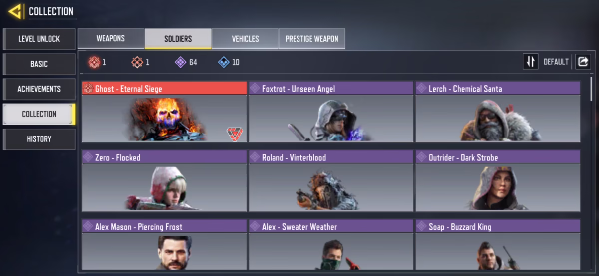 اکانت کالاف دیوتی موبایل کد 1285 4