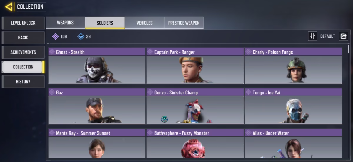 اکانت کالاف دیوتی موبایل کد 1286 4