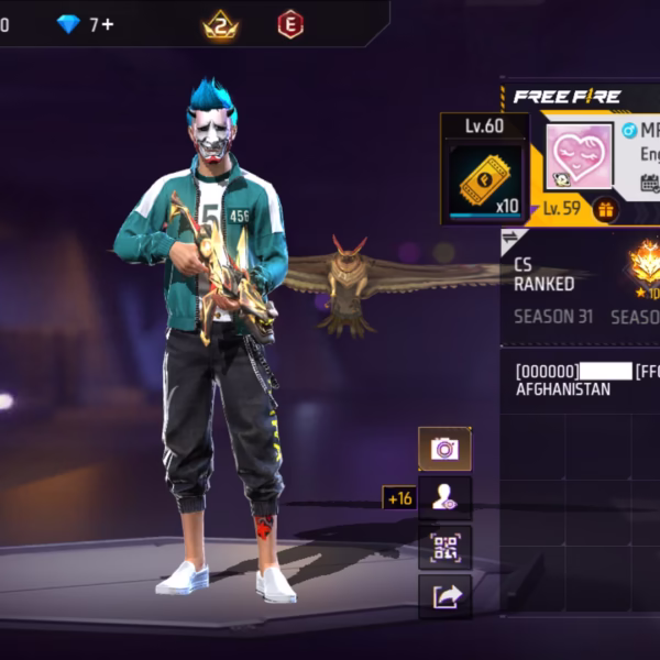 اکانت فری فایر کد 3043