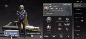 اکانت پابجی موبایل کد 4010