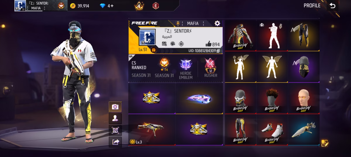 اکانت فری فایر کد 3030