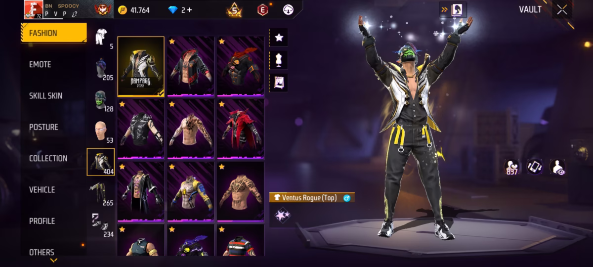 اکانت فری فایر کد 3034 3