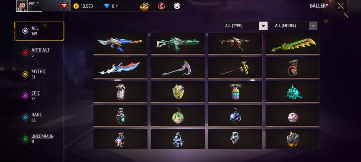 اکانت فری فایر کد 3042 2