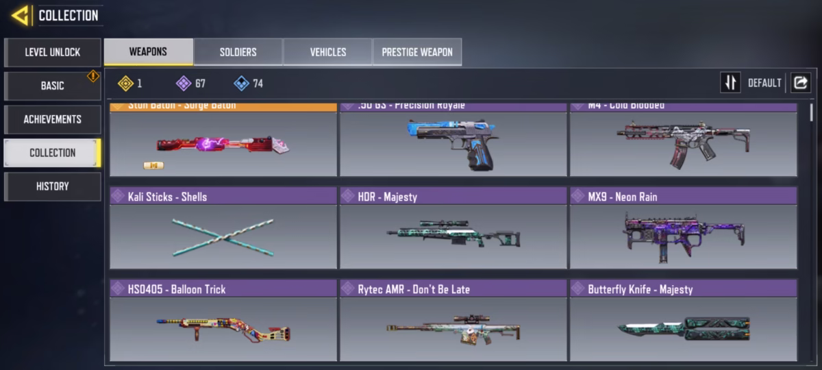 اکانت کالاف دیوتی موبایل کد 1295 2