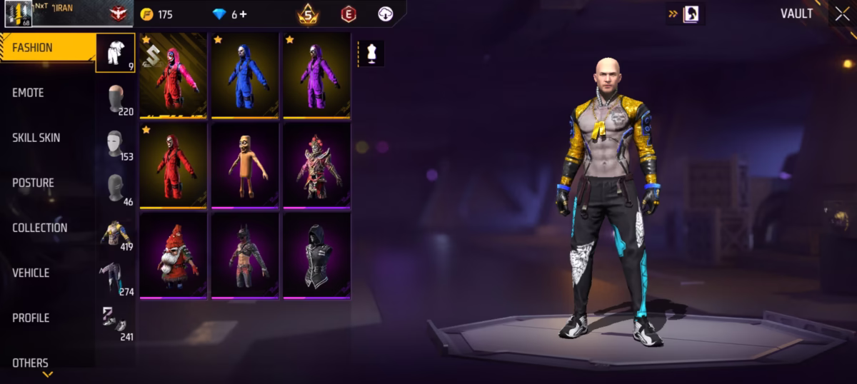 اکانت فری فایر کد 3036 3