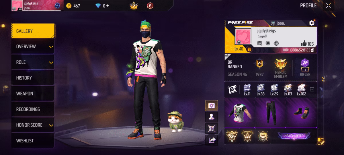 Screenshot_۲۰۲۵۰۷۰۵-۰۶۳۵۲۲ اکانت فری فایر کد 3031