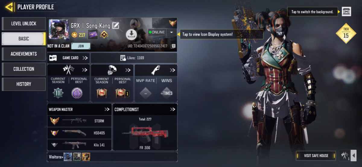 اکانت کالاف دیوتی موبایل کد 1254 2