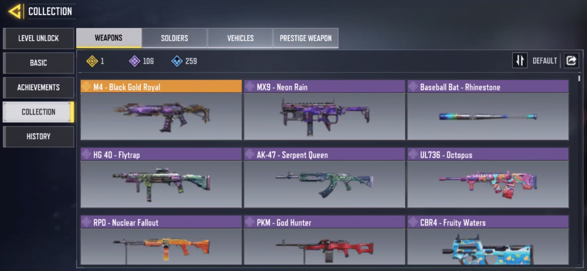 اکانت کالاف دیوتی موبایل کد 1254 3