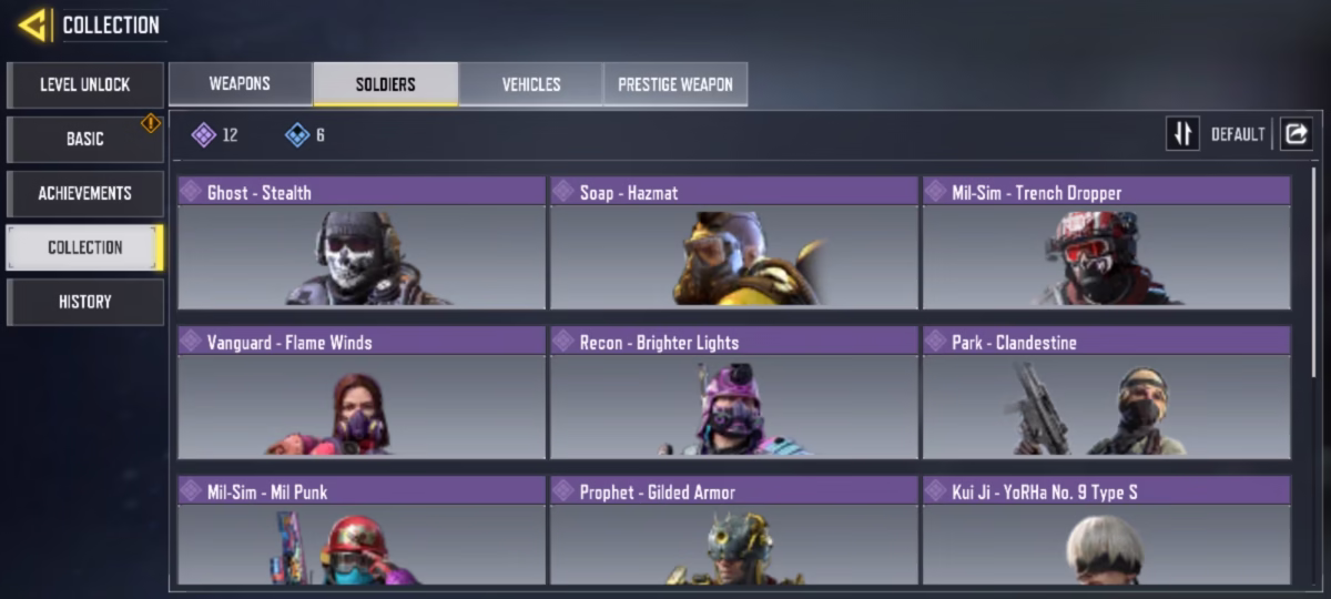 اکانت کالاف دیوتی موبایل کد 1260 3