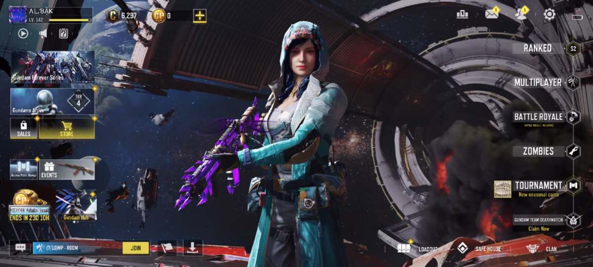 اکانت کالاف دیوتی موبایل کد 1265