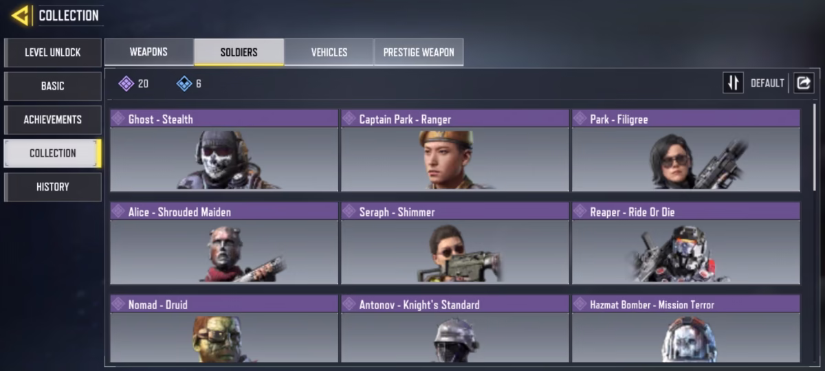 اکانت کالاف دیوتی موبایل کد 1265 3