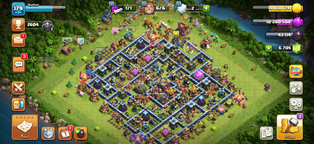 Screenshot_۲۰۲۵۰۷۲۲_۲۱۵۰۵۹_Clash-of-Clans اکانت کلش اف کلنز تاون هال 14 کد 2018