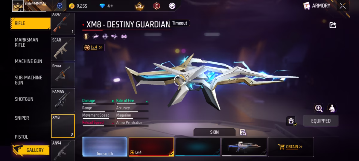 اکانت فری فایر کد 3045 2