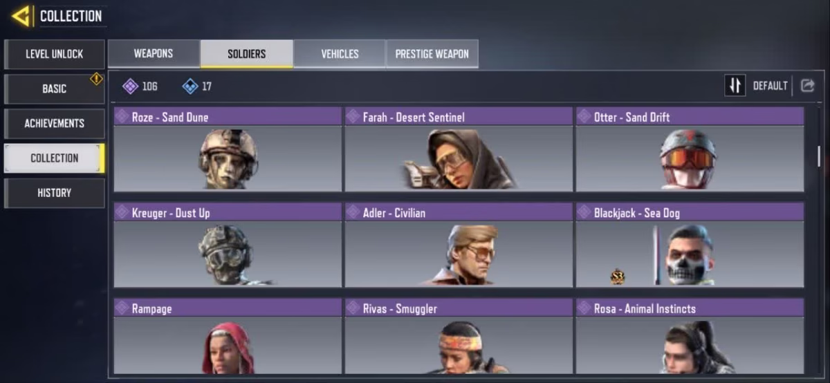 اکانت کالاف دیوتی موبایل کد 1283 6