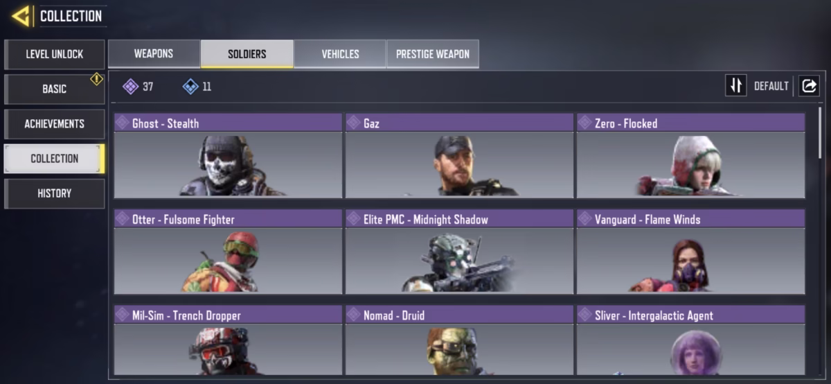 اکانت کالاف دیوتی موبایل کد 1315 4