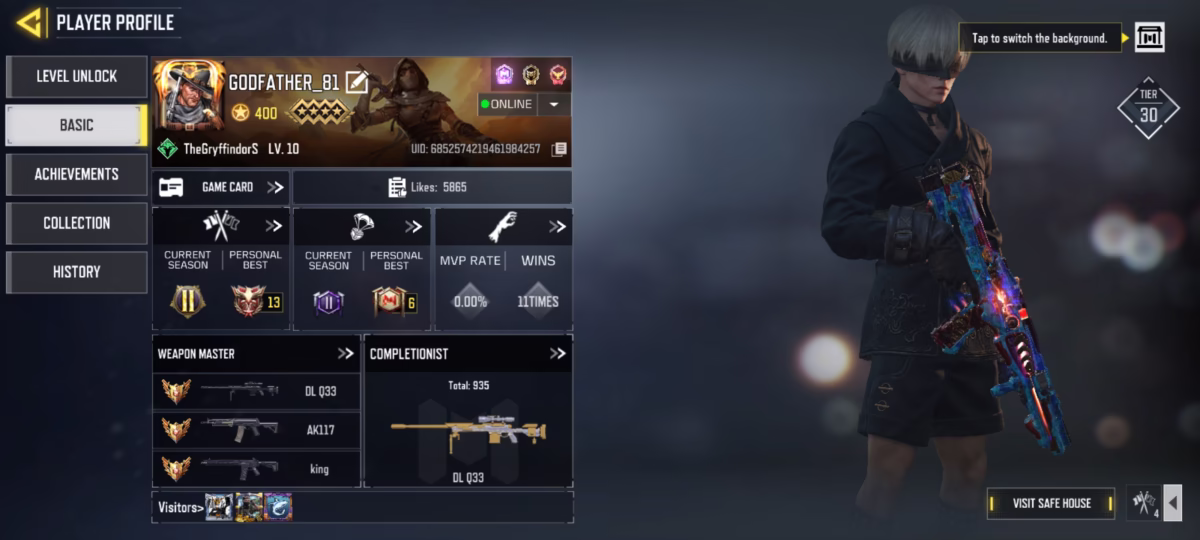 اکانت کالاف دیوتی موبایل کد 1328 2