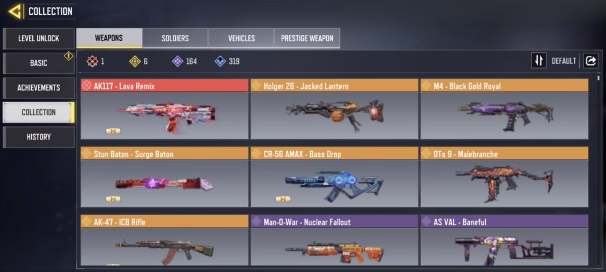 اکانت کالاف دیوتی موبایل کد 1300 2