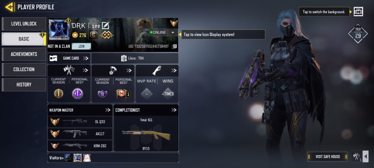 اکانت کالاف دیوتی موبایل کد 1355 2