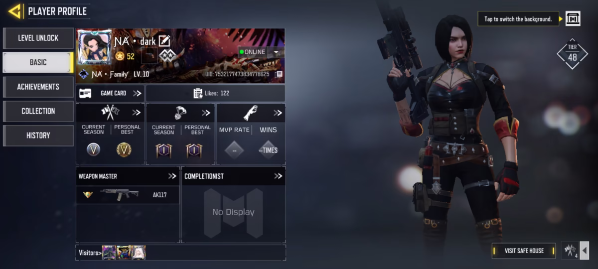 اکانت کالاف دیوتی موبایل کد 1350 2