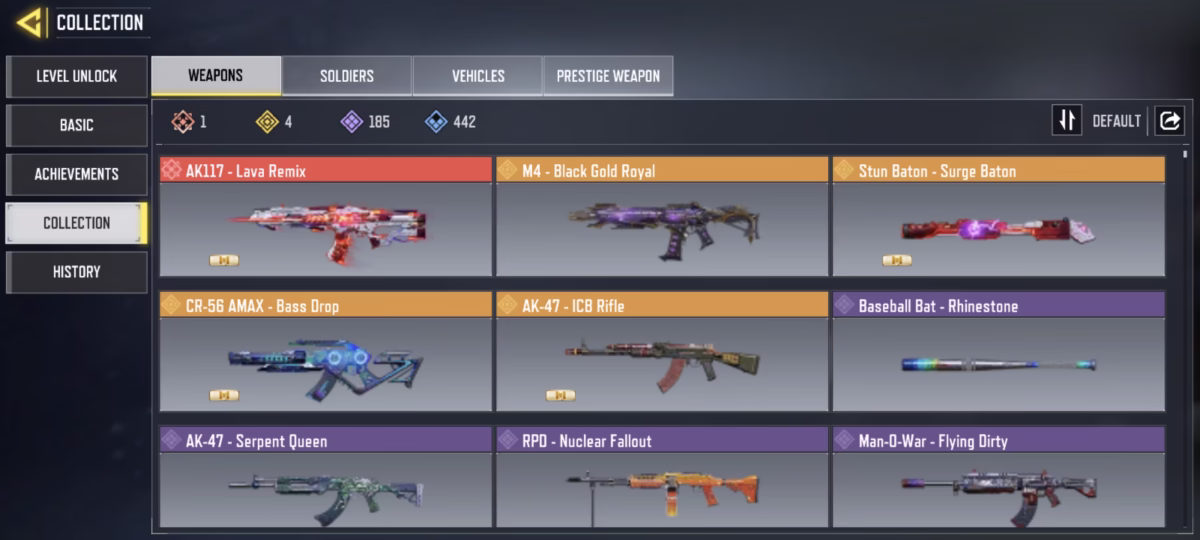 اکانت کالاف دیوتی موبایل کد 1354 3