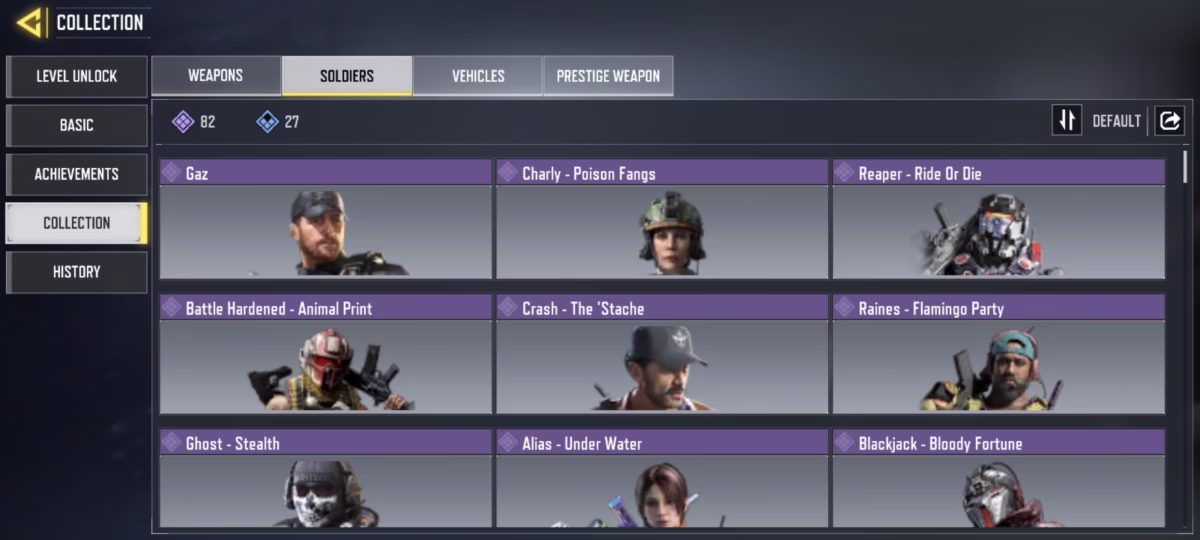 اکانت کالاف دیوتی موبایل کد 1354 4