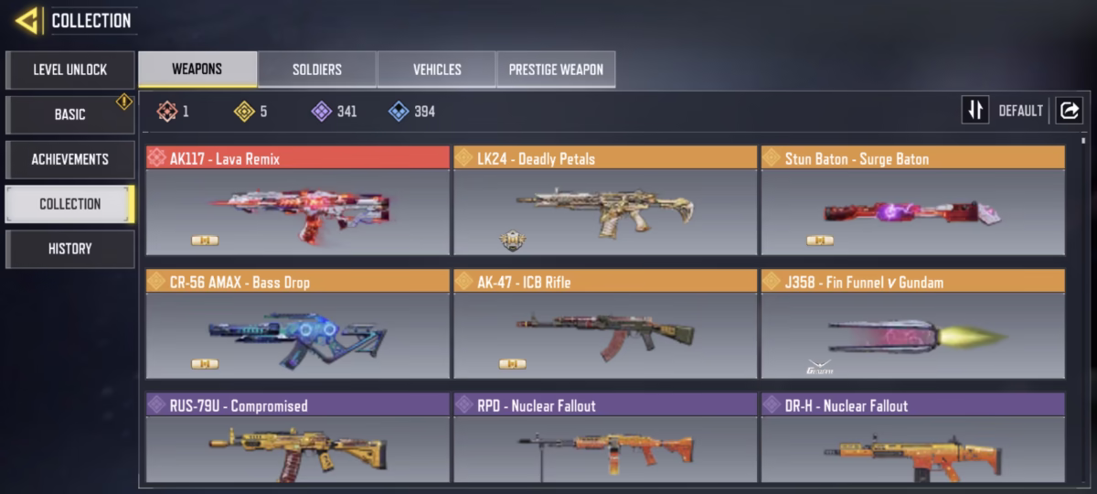 اکانت کالاف دیوتی موبایل کد 1360 2