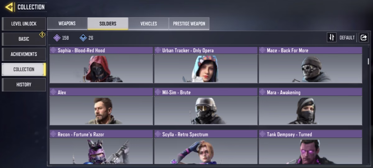 اکانت کالاف دیوتی موبایل کد 1360 3