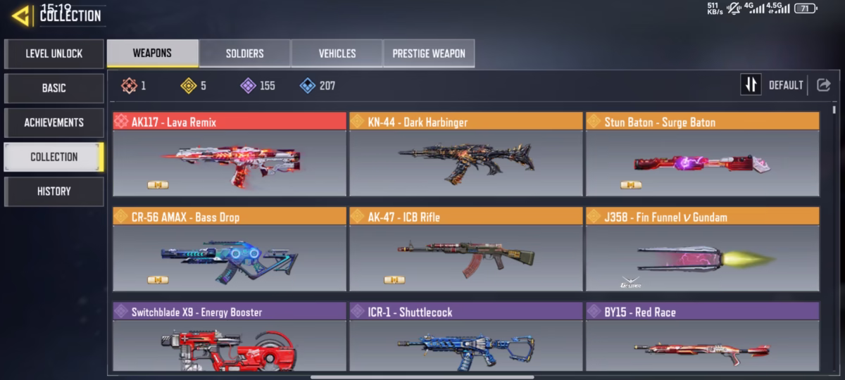 اکانت کالاف دیوتی موبایل کد 1358 3