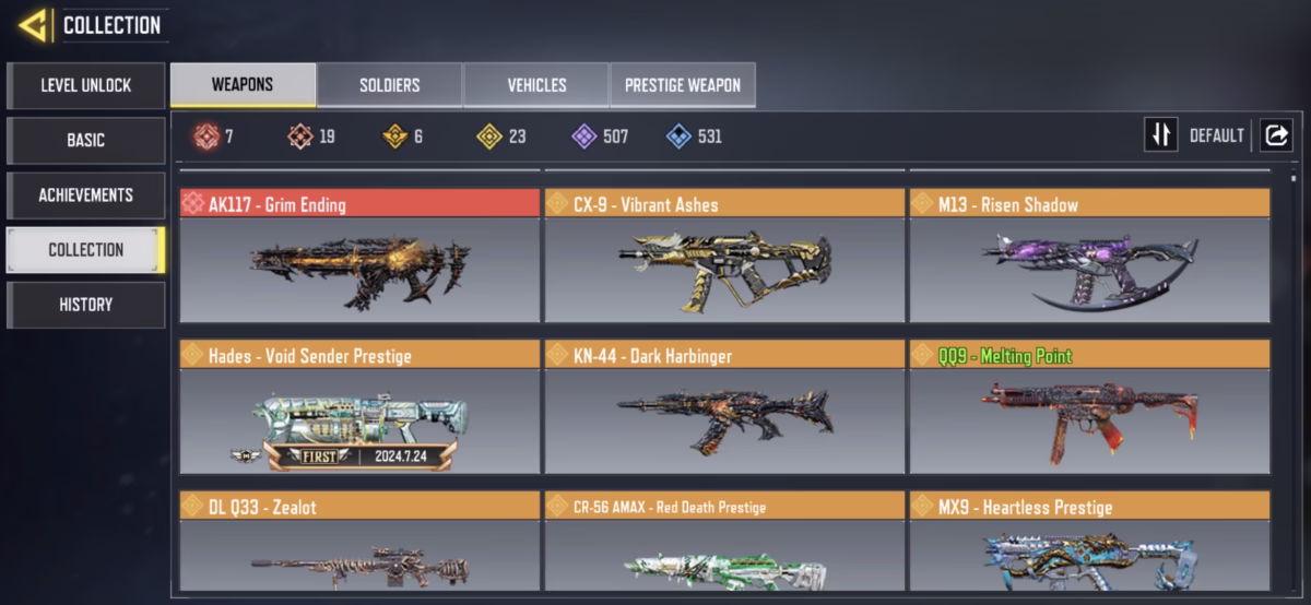 اکانت کالاف دیوتی موبایل کد 1343 4