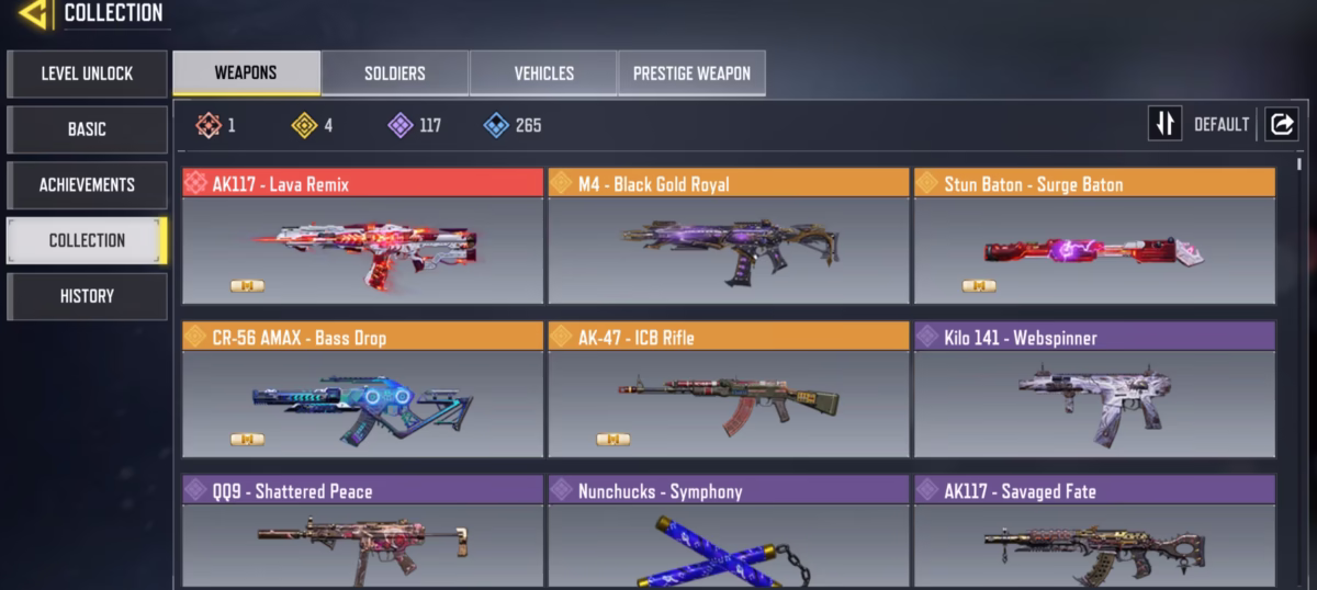 اکانت کالاف دیوتی موبایل کد 1309 2