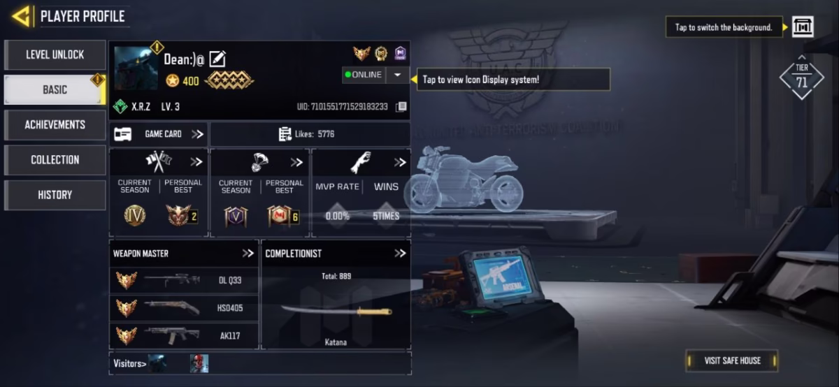 اکانت کالاف دیوتی موبایل کد 1337 2