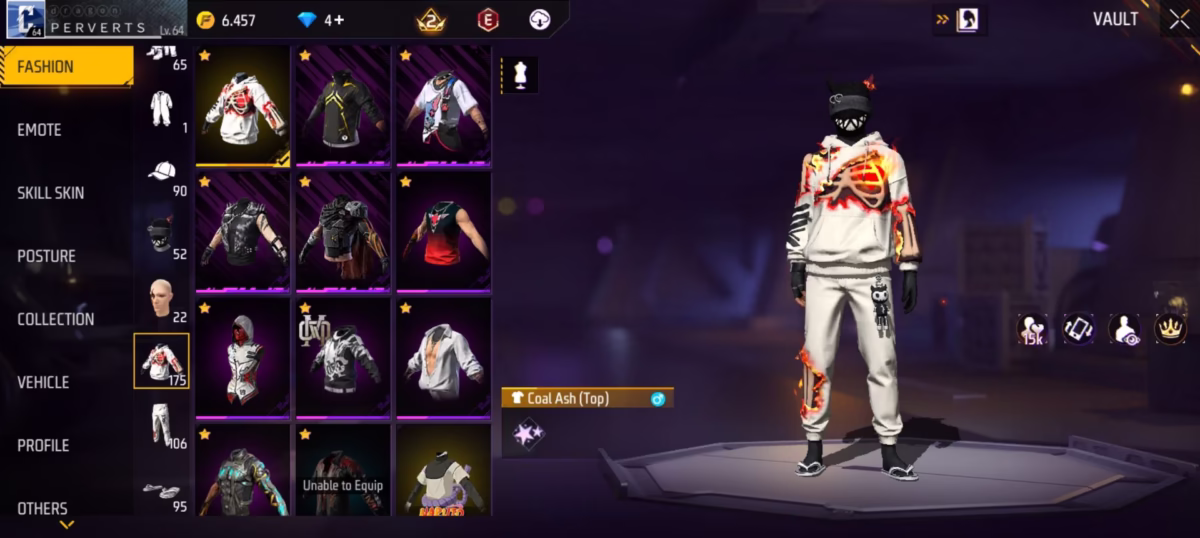 اکانت فری فایر کد 3054 3