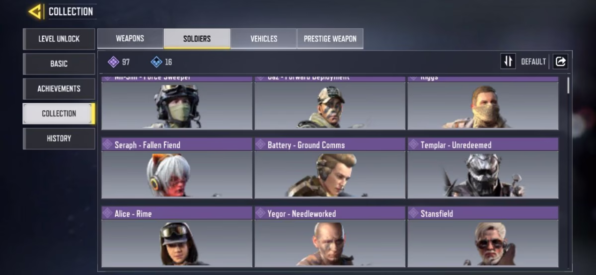 اکانت کالاف دیوتی موبایل کد 1305 3