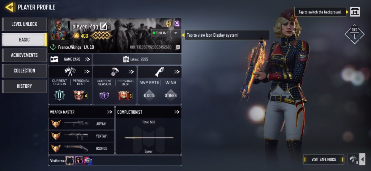 اکانت کالاف دیوتی موبایل کد 1335 2