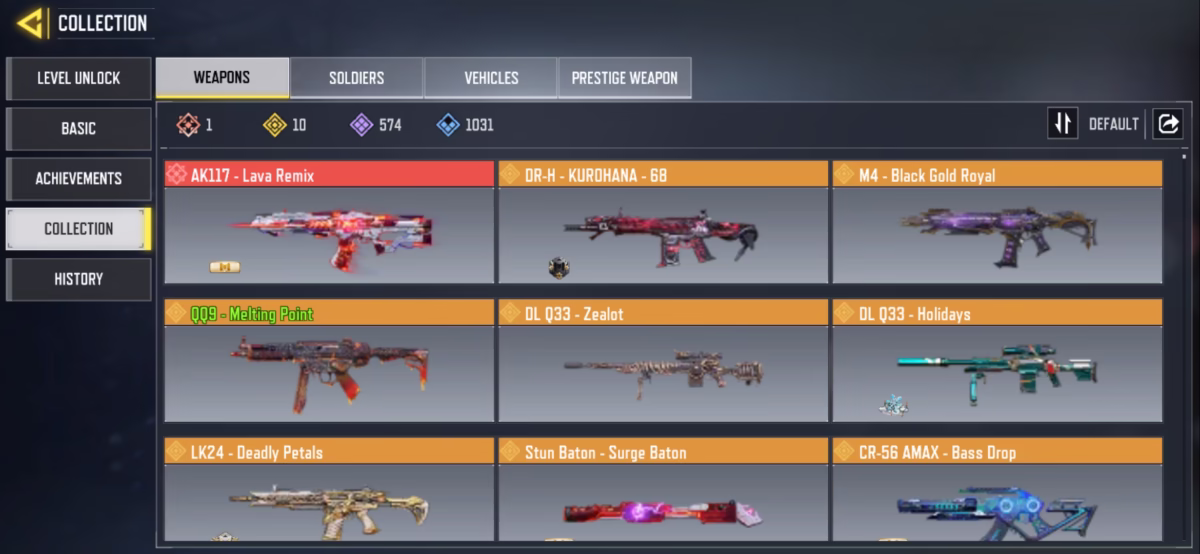 اکانت کالاف دیوتی موبایل کد 1341 3