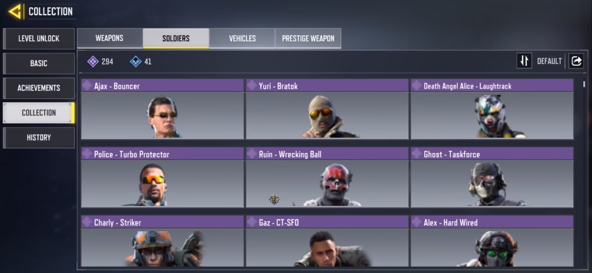 اکانت کالاف دیوتی موبایل کد 1341 6