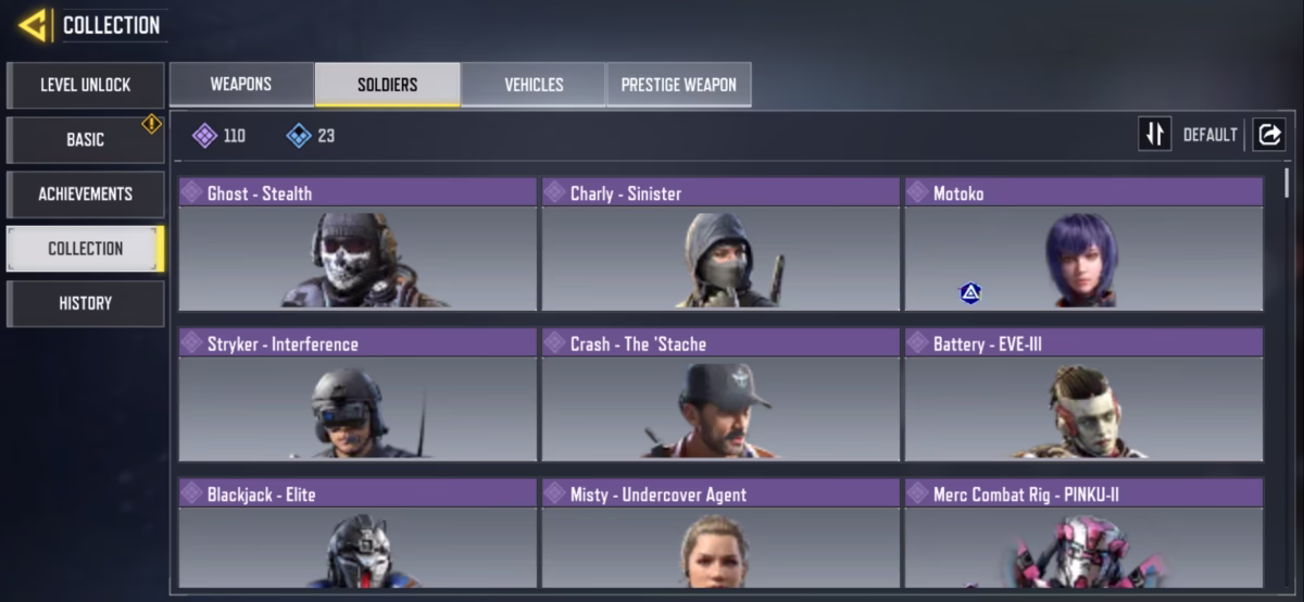 اکانت کالاف دیوتی موبایل کد 1340 4