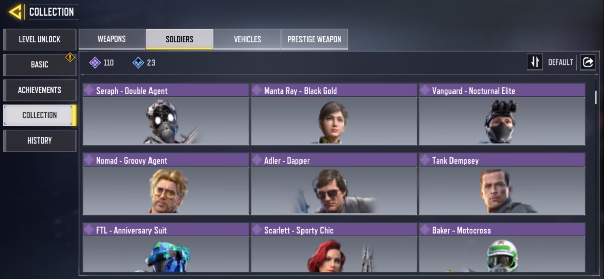 اکانت کالاف دیوتی موبایل کد 1340 5