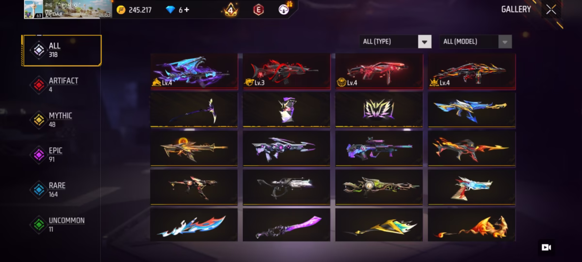 اکانت فری فایر کد 3049 2